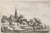KG 04536
<br/>
Dorp met kerk aan het water
<br/>
<em>Waterloo, Anthonie, (1609-1690)</em>